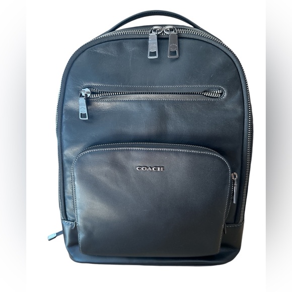 COACH Outlet Ethan Backpack | Black | Satin Nickel | Authentic | 12x17x5 - Picture 5 of 17